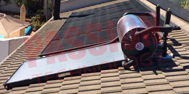屋根によって取付けられるステンレス鋼316の太陽給湯装置、加圧太陽給湯システム