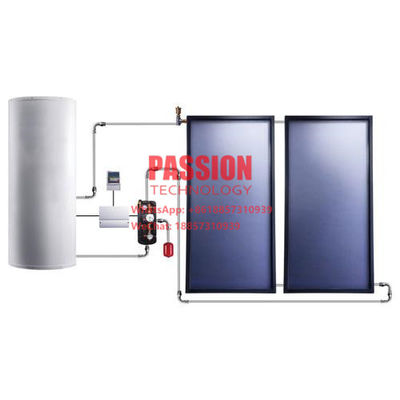 割れた加圧太陽給湯装置の平らな版コレクターのフラット パネルの熱コレクターの太陽給湯器システム