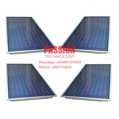 赤い銅の平らな版のソーラー コレクタ250Lのコンパクト圧力太陽給湯装置
