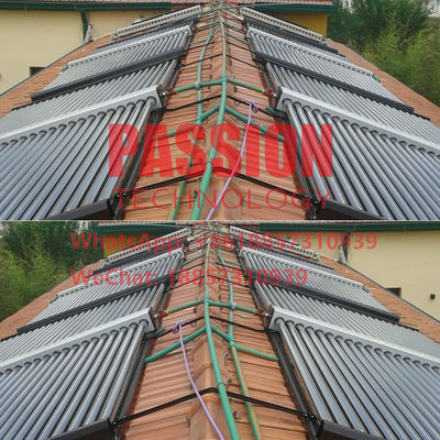 非圧力太陽給湯装置の屋上の真空管の太陽熱コレクター