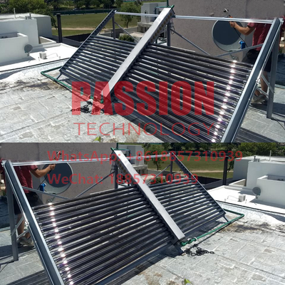 平屋根の真空管のソーラー コレクタの低圧のプールの太陽給湯装置